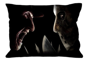 FREDDY VS JASON BLACK Pillow Case Cover Recta