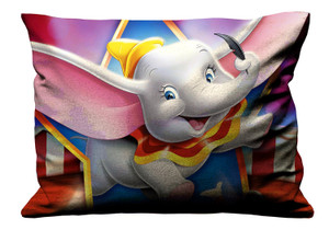 DUMBO DISNEY FUNNY Pillow Case Cover Recta DUMBO DISNEY FUNNY Pillow Case Cover Recta