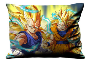 DRAGON BALL VEGETA AND GOKU Pillow Case Cover Recta DRAGON BALL VEGETA AND GOKU Pillow Case Cover Recta