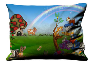 DONAL DUCK CHIP AND DALE Pillow Case Cover Recta