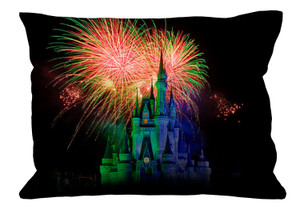 DISNEY CASTLE 2 Pillow Case Cover Recta DISNEY CASTLE 2 Pillow Case Cover Recta