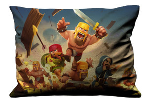 CLASH OF CLANS 1 Pillow Case Cover Recta CLASH OF CLANS 1 Pillow Case Cover Recta