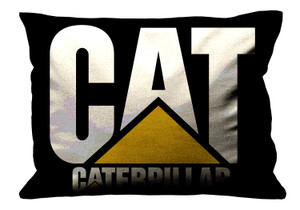 CAT CATERPILLAR LOGO Pillow Case Cover Recta CAT CATERPILLAR LOGO Pillow Case Cover Recta