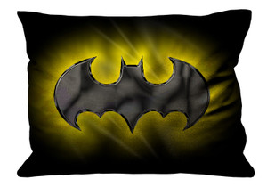 BATMAN YELLOW SYMBOL Pillow Case Cover Recta