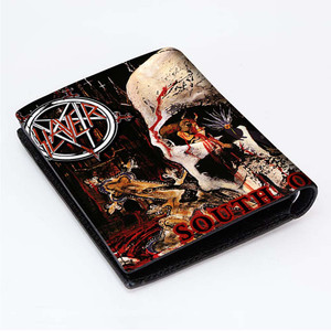 SLAYER METAL BAND SKULL LOGO Men Wallet SLAYER METAL BAND SKULL LOGO Men Wallet