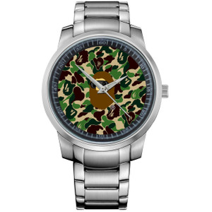 BATHING APE 7 Metal Watch