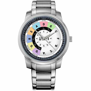 CIRCLE OF FIFTHS MUSICIAN 1  Metal Watch