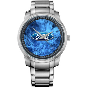 FORD LOGO FLAMES Metal Watch