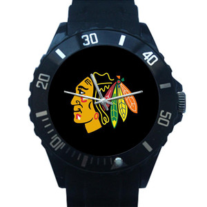 CHICAGO BLACKHAWKS LOGO Plastic Watch