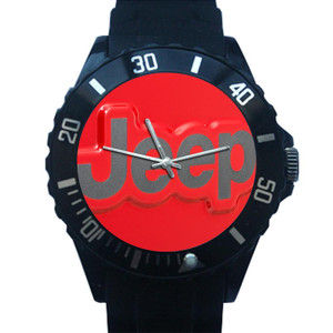 JEEP RED Plastic Watch JEEP RED Plastic Watch