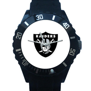 OAKLAND RAIDERS LOGO Plastic Watch