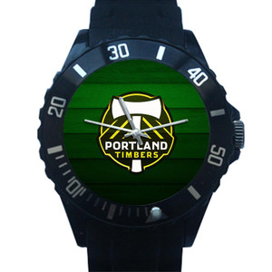 PORTLAND TIMBERS FC WOODEN LOGO Plastic Watch