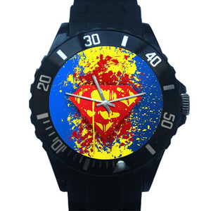 SUPERMAN LOGO ART Plastic Watch SUPERMAN LOGO ART Plastic Watch