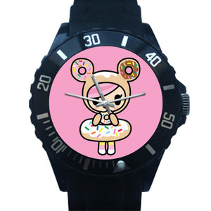 TOKIDOKI DONUTELLA PINK Plastic Watch