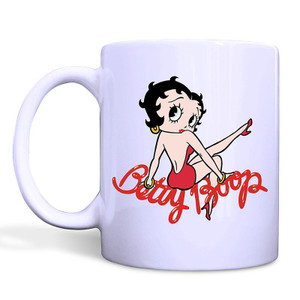 BETTY BOOP LOGO White Mug BETTY BOOP LOGO White Mug