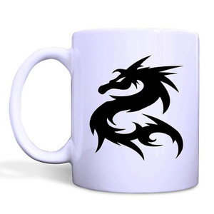 DRAGON DESIGN LOGO White Mug