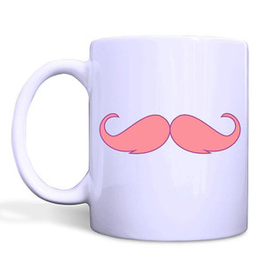 MARKIPLIER MUSTACHE White Mug