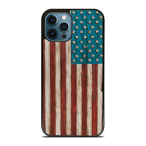 AMERICAN FLAG USA WOOD 2 iPhone 12 Pro Max Case AMERICAN FLAG USA WOOD 2 iPhone 12 Pro Max Case