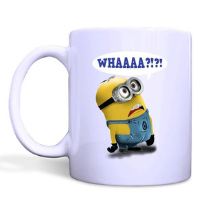 MINION QUOTES White Mug