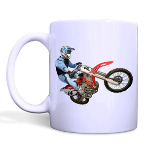 MOTOCROSS JUMP White Mug MOTOCROSS JUMP White Mug