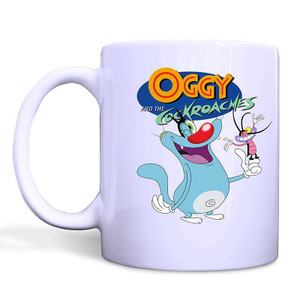 OGGY AND THE COCKROACH White Mug OGGY AND THE COCKROACH White Mug
