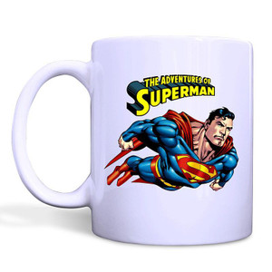 SUPERMAN LOGO White Mug SUPERMAN LOGO White Mug