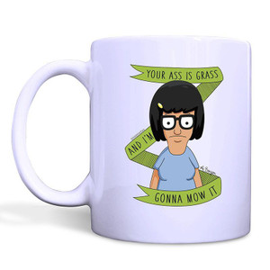 TINA BOBS BURGERS White Mug