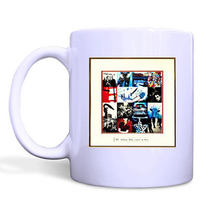 U2 ACHTUNG BABY White Mug U2 ACHTUNG BABY White Mug