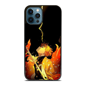 ANIME DEMON HUNTERKIMETSU NO YAIBA SHUIGETSU YELLOW THUNDER iPhone 12 Pro Max Case