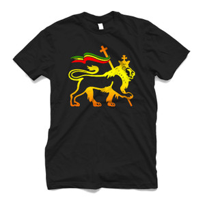 AFRICA RASTA STRONG LION RASTAFARIAN REGGAE Men's T-Shirt AFRICA RASTA STRONG LION RASTAFARIAN REGGAE Men's T-Shirt