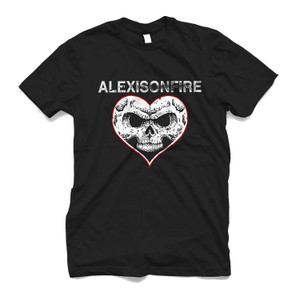 ALEXISONFIRE HEART SKULL LOGO 2 Men's T-Shirt ALEXISONFIRE HEART SKULL LOGO 2 Men's T-Shirt