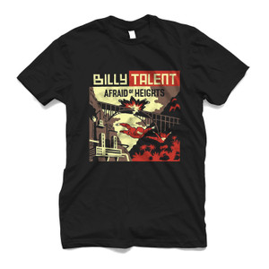 BILLY TALENT ARRAID OF HEIGHTS ROCK Men's T-Shirt BILLY TALENT ARRAID OF HEIGHTS ROCK Men's T-Shirt