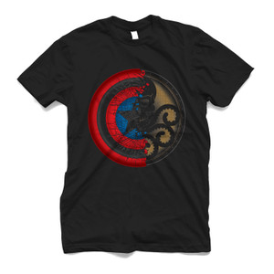 CAPTAIN AMERICA VS HYDRA LOGO Men's T-Shirt CAPTAIN AMERICA VS HYDRA LOGO Men's T-Shirt