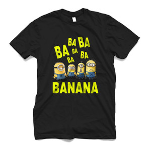 DESPICABLE ME MINION BA BA BA BANANA Men's T-Shirt DESPICABLE ME MINION BA BA BA BANANA Men's T-Shirt