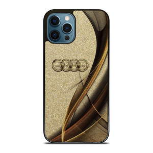 AUDI LOGO ELEGAN GOLD TEXTURE iPhone 12 Pro Max Case AUDI LOGO ELEGAN GOLD TEXTURE iPhone 12 Pro Max Case