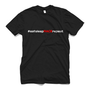 EAT SLEEP RACE REPEAT 1 Men's T-Shirt