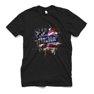 FREEDOM FLAG USA Men's T-Shirt FREEDOM FLAG USA Men's T-Shirt