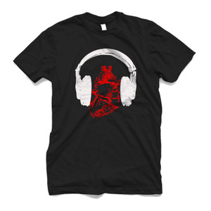 HEARTBEAT TRAP DJ EDC Men's T-Shirt HEARTBEAT TRAP DJ EDC Men's T-Shirt