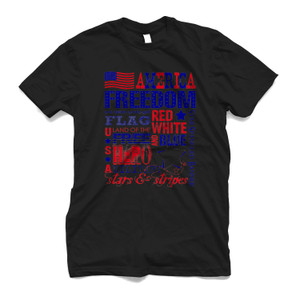 HOME OF THE FREE BECAUSE OF THE BRAVE PATRIOTIC SOLDIER Men's T-Shirt HOME OF THE FREE BECAUSE OF THE BRAVE PATRIOTIC SOLDIER Men's T-Shirt