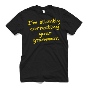 I'AM SILENTLY CORRECTION YOUR GRAMMAR Men's T-Shirt I'AM SILENTLY CORRECTION YOUR GRAMMAR Men's T-Shirt