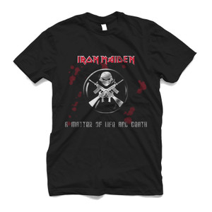 IRON MAIDEN A MATTER OF LIFE AND DEATH Men's T-Shirt IRON MAIDEN A MATTER OF LIFE AND DEATH Men's T-Shirt