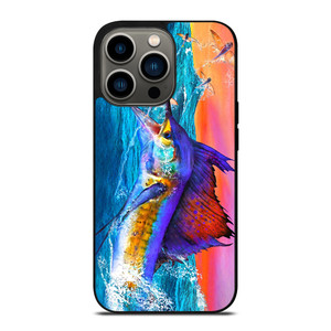 GUY HARVEY ISLAND MARLIN BOAT 2 iPhone 13 Pro Case
