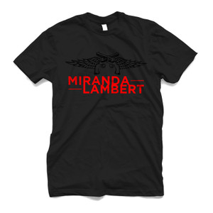 MIRANDA LAMBERT PISTOLS WINGS LOGO 2 Men's T-Shirt MIRANDA LAMBERT PISTOLS WINGS LOGO 2 Men's T-Shirt
