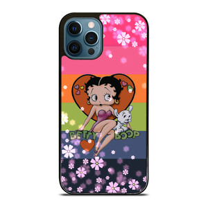 BETTY BOOP PINK FLOWER iPhone 12 Pro Max Case BETTY BOOP PINK FLOWER iPhone 12 Pro Max Case