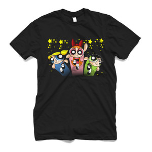 POWERPUFF GILRS JUMP STAR Men's T-Shirt