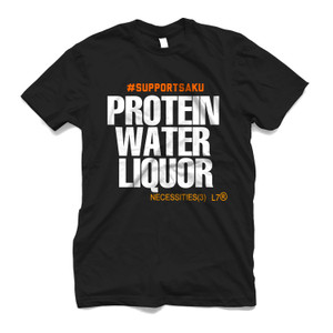 SAKU KAZUSHI SAKURABA PROTEIN WATER LIQUOR Men's T-Shirt
