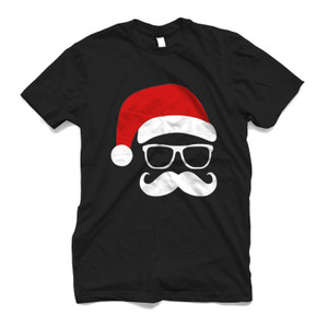 SANTA CLAUS HAT SUNGLASSES & MOUSTACHE Men's T-Shirt SANTA CLAUS HAT SUNGLASSES & MOUSTACHE Men's T-Shirt