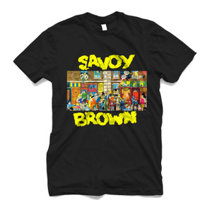 THE ALBUM COVER OF THE BAND SAVOY BROWN Men's T-Shirt THE ALBUM COVER OF THE BAND SAVOY BROWN Men's T-Shirt