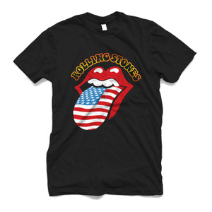 THE ROLLING STONES USA LOGO Men's T-Shirt THE ROLLING STONES USA LOGO Men's T-Shirt