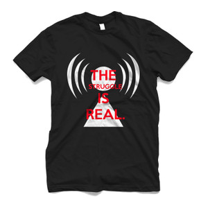THE STRUGGLE IS REAL WEAK WIFI SIGNAL Men's T-Shirt THE STRUGGLE IS REAL WEAK WIFI SIGNAL Men's T-Shirt